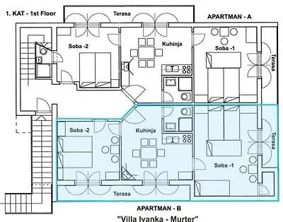 דירה Ivanka Ap B Sa Grijanim Bazenom I Besplatnim Parkingom